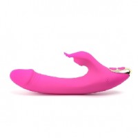 Vibrator w/9 Sucking Functions 9 Vibrating Speeds Rechargeable Pink